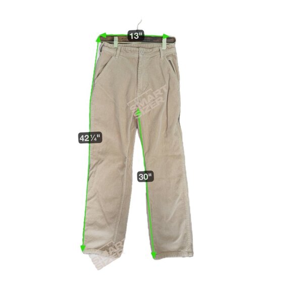 J Galt High Rise Corduroy Pants Women S Brown Cotton Casual Granolagirl Boho - Picture 5 of 5